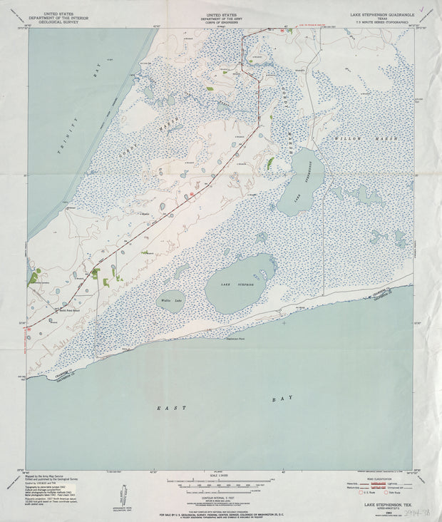 Lake Stephenson 1952, USGS