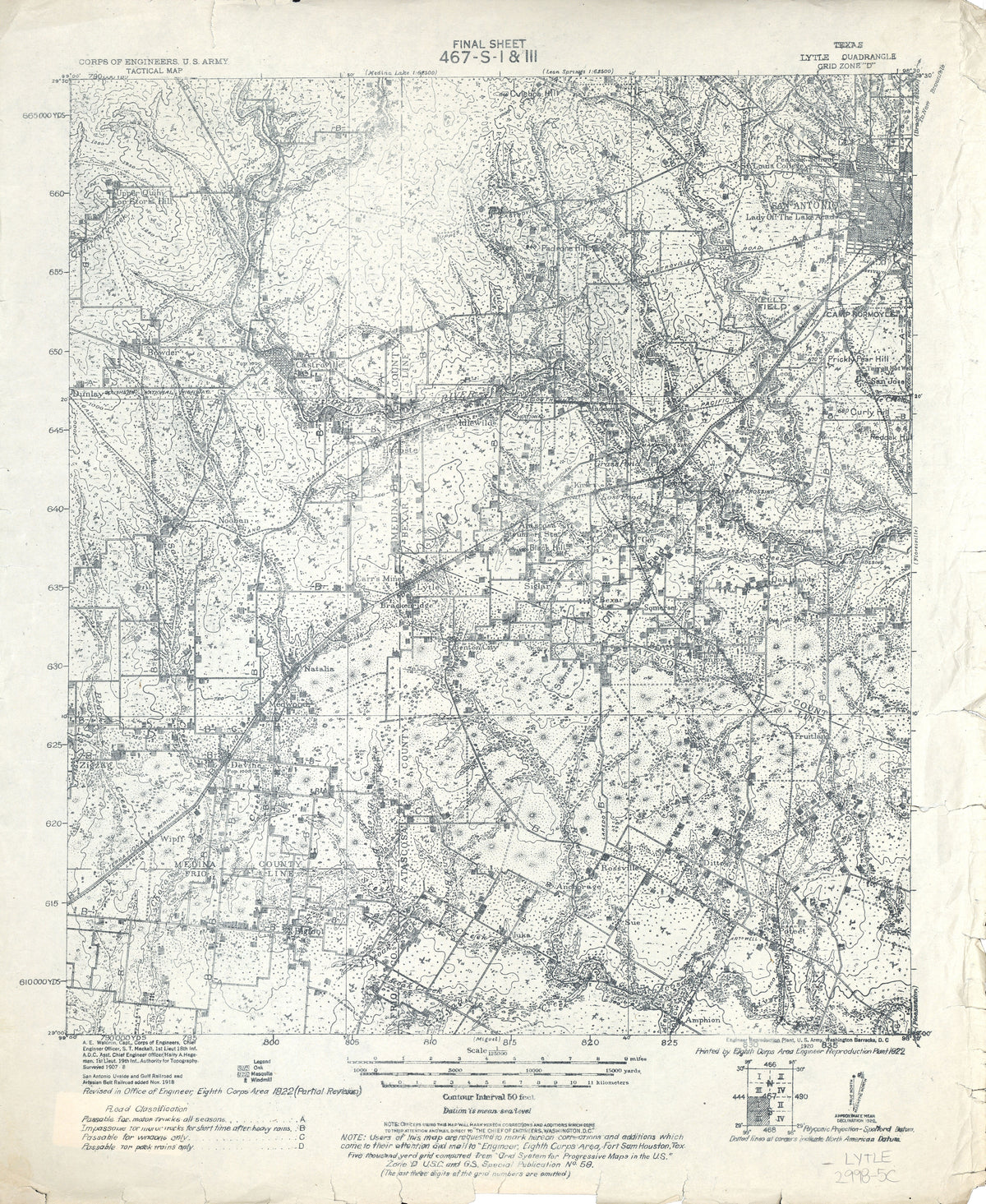 Lytle 1922, US Army Corps of Engineers