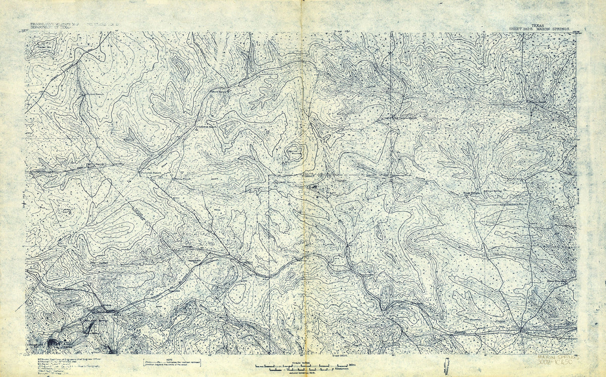 Maxon Springs 1928, US Army Corps of Engineers