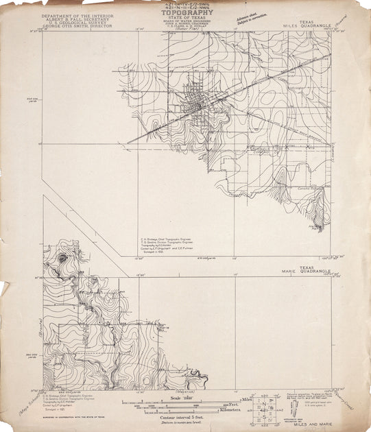 Runnels County Texas historical topographic Map – Texas Map Store