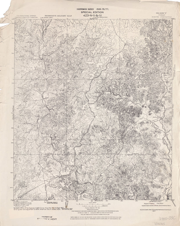 Nueces 1927, USGS