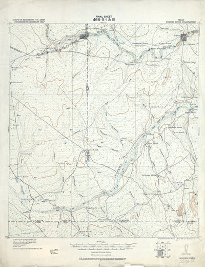 Nueces River 1918, US Army Corps of Engineers