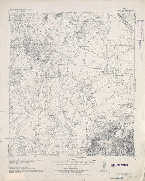 Brewster County Texas historical topographic Map – Texas Map Store