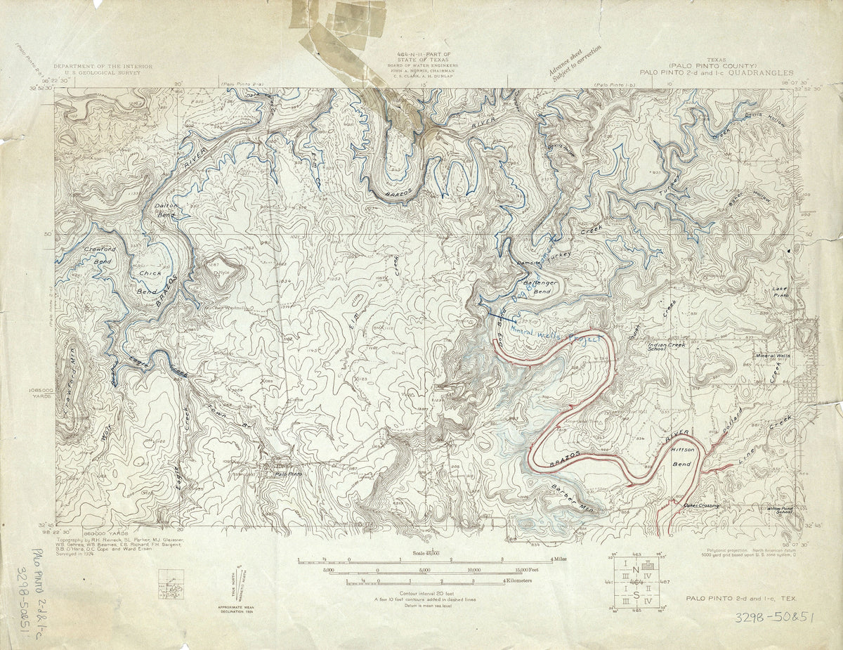 Palo Pinto 2d 1924, USGS