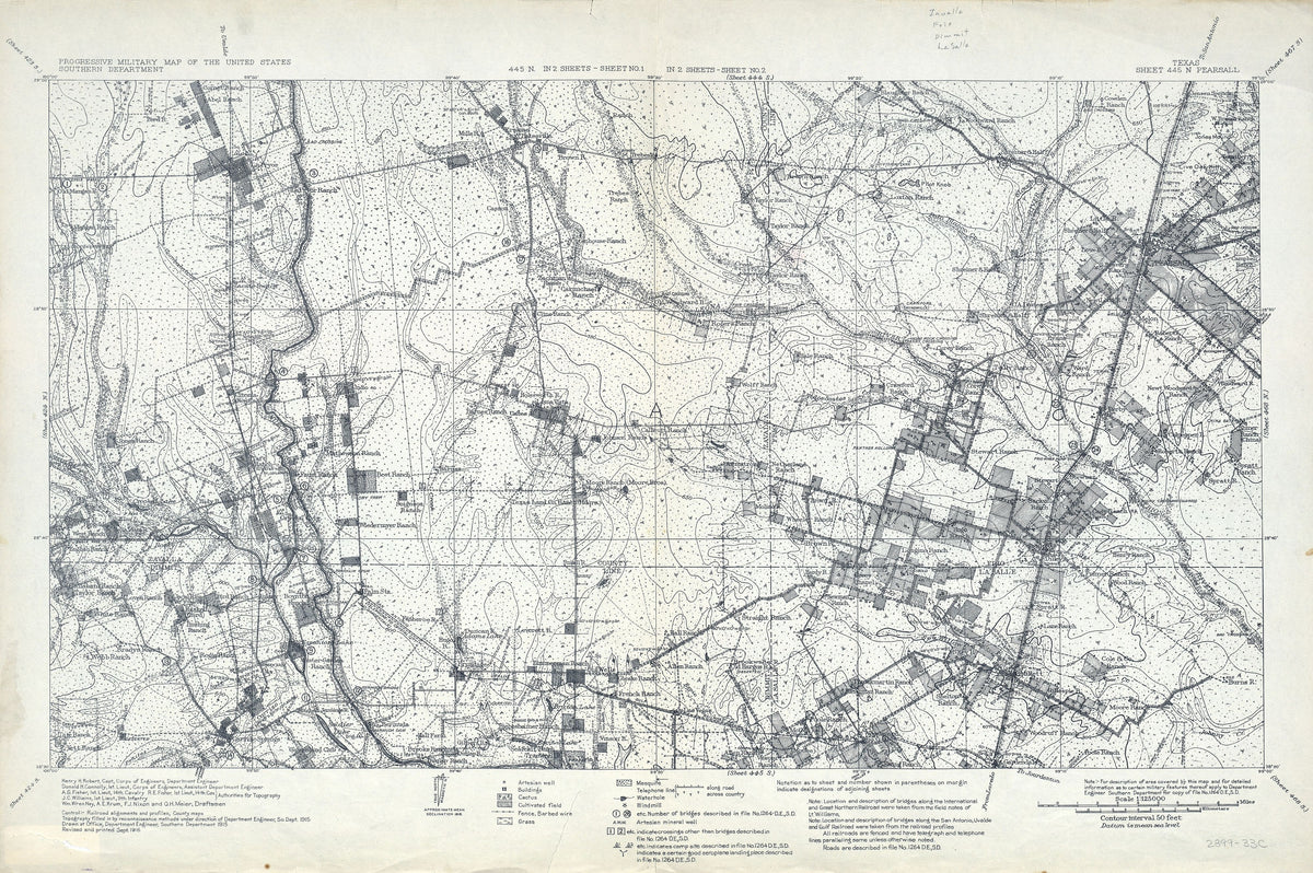 Pearsall 1916, US Army Corps of Engineers