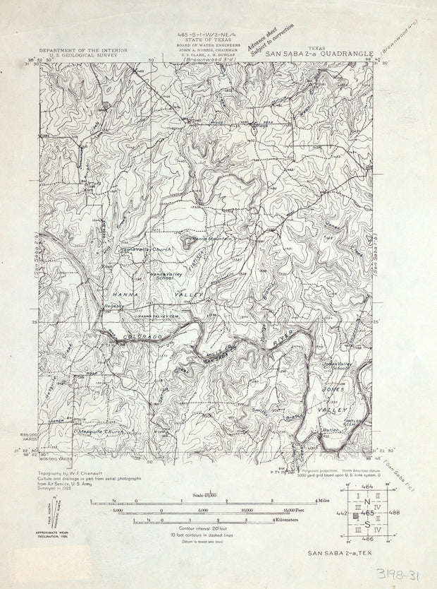 San Saba 2a 1925, USGS