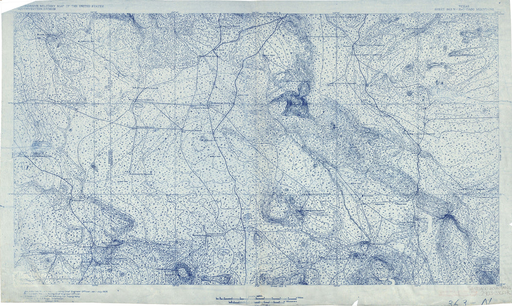 Brewster County Texas historical topographic Map – Texas Map Store