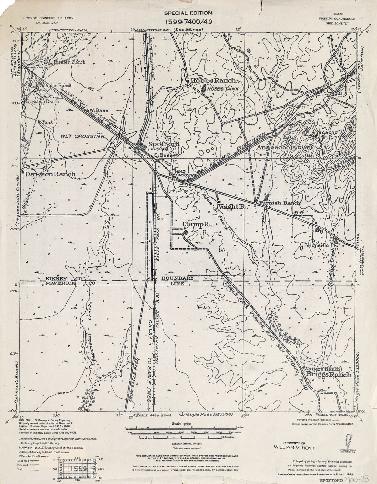 Spofford 1928, US Army Corps of Engineers