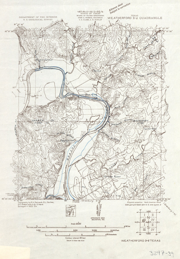 Weatherford 3d 1924, USGS