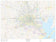 Houston Regional Wall Map by Map Sherpa