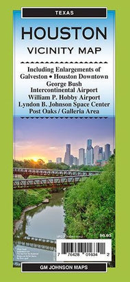 Houston Vicinity Map by GM Johnson