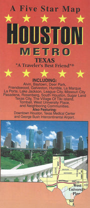 Houston Metro by Five Star Maps