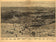 Bird's-eye-view of Chicago as it was before the great fire by Theodore R. Davis, 1871
