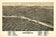 Bird's eye view of Rockford, Illinois by Beck & Pauli, 1880