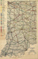 Railroad Map of Indiana, 1896