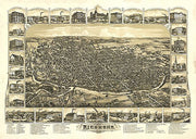 Richmond, Indiana by Albert Downs, 1884