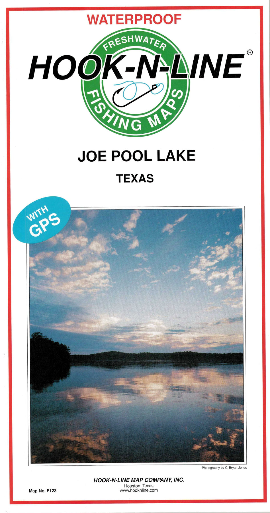 Joe Pool Lake Fishing Map – Texas Map Store