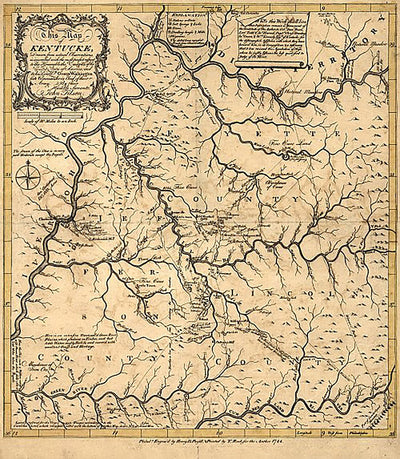 Kentucke [sic] by John Filson, 1784