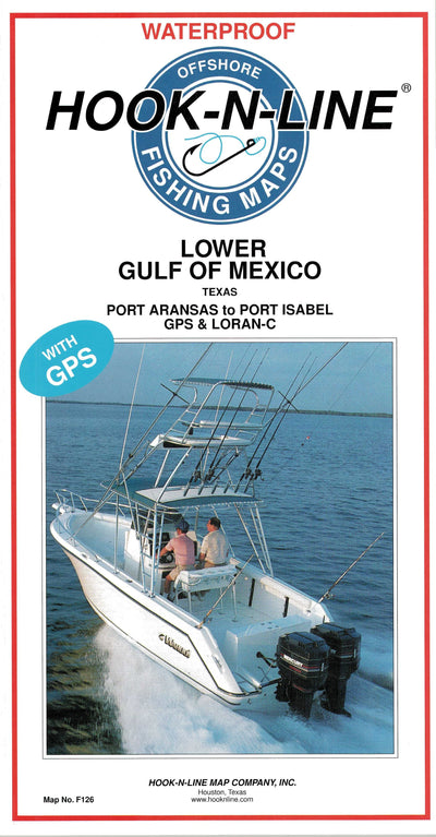 Gulf of Mexico fishing map – Texas Map Store