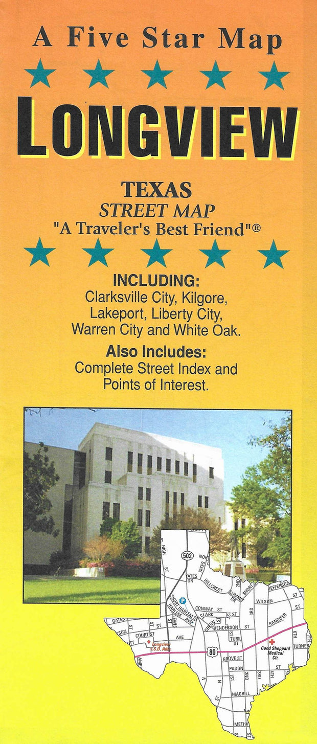 Longview Texas Maps – Texas Map Store