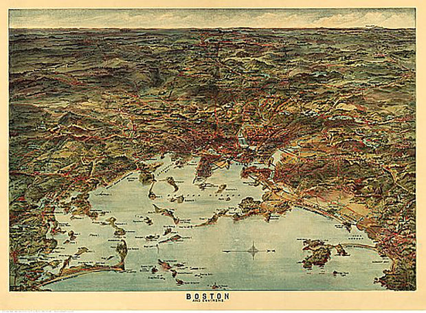 Boston and Environs by Geo. H. Walker & Co., 1905