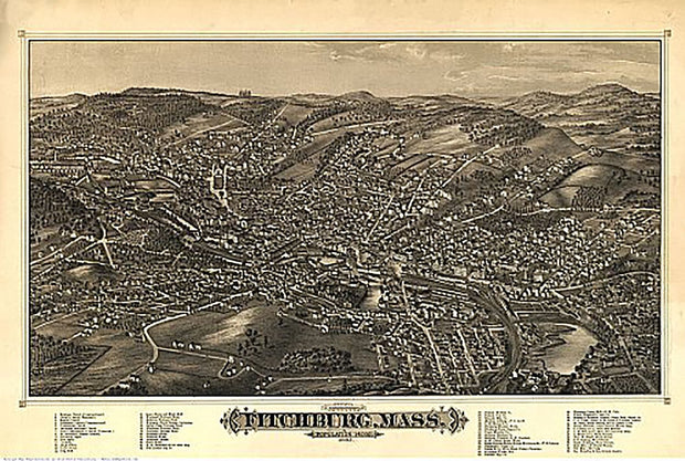 Fitchburg, Mass. by L. R. Burleigh, 1882.