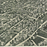 Aero view of Fitchburg, Massachusetts by T. M. Fowler, 1915