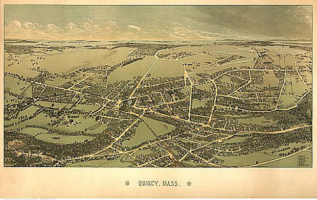Quincy, Mass., From nature by E. Whitefield, 1877