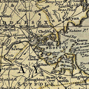 Bowles's New Pocket Map of the Most Inhabited Part of New England, c1785