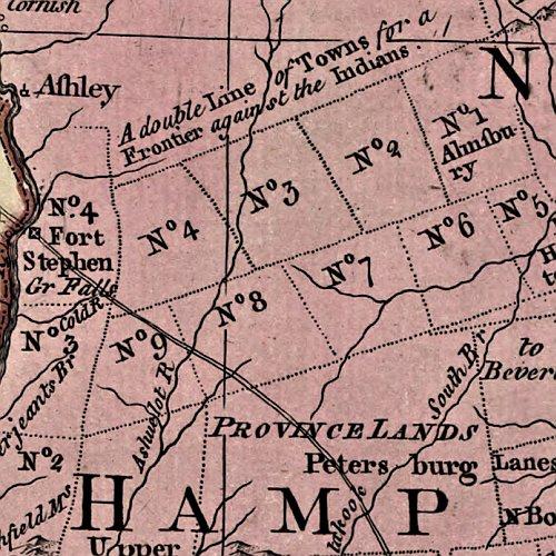 Bowles's New Pocket Map of the Most Inhabited Part of New England, c1785