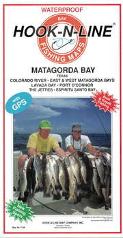 Matagorda Bay Fishing Map – Texas Map Store