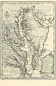 A new and accurate map of Virginia & Maryland, 1752