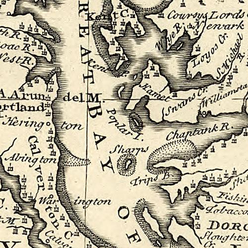 A new and accurate map of Virginia & Maryland, 1752