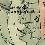 A new military map of the seat of war by J.H. Higginson, 1861