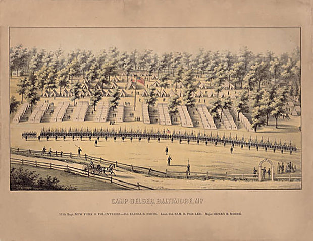 Camp Belger, Baltimore, 1862