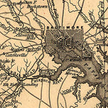 Map of the State of Maryland, 1841