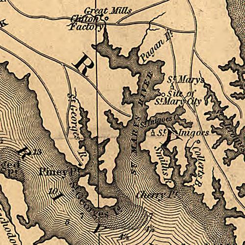 Map of the State of Maryland, 1841
