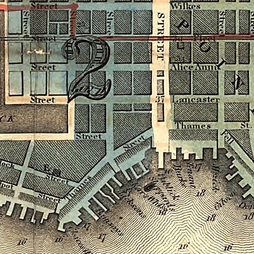 Plan of the city of Baltimore compiled from actual survey, 1822