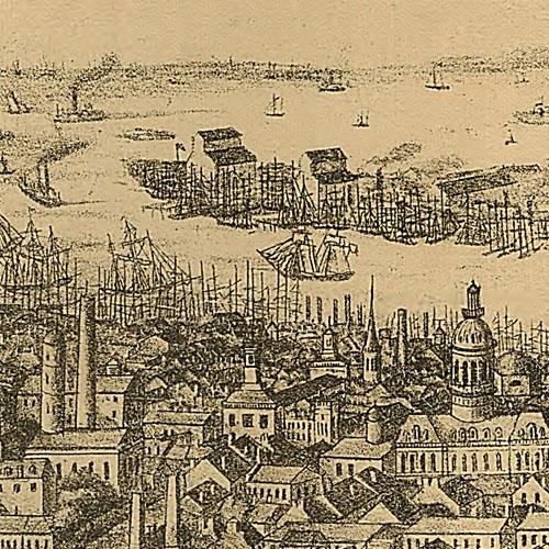 The city of Baltimore, Maryland, 1880