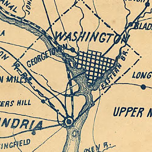 The new war map of Maryland, part of Virginia & Pennsylvania, 1863
