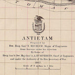 Antietam prepared by Bvt. Brig. Genl. N. Michler