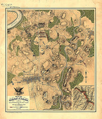 Map of the battlefield of Antietam, prepared by Lieut. Wm. H. Willcox