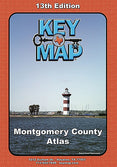 Montgomery County Atlas by Key Maps, Wire-o version