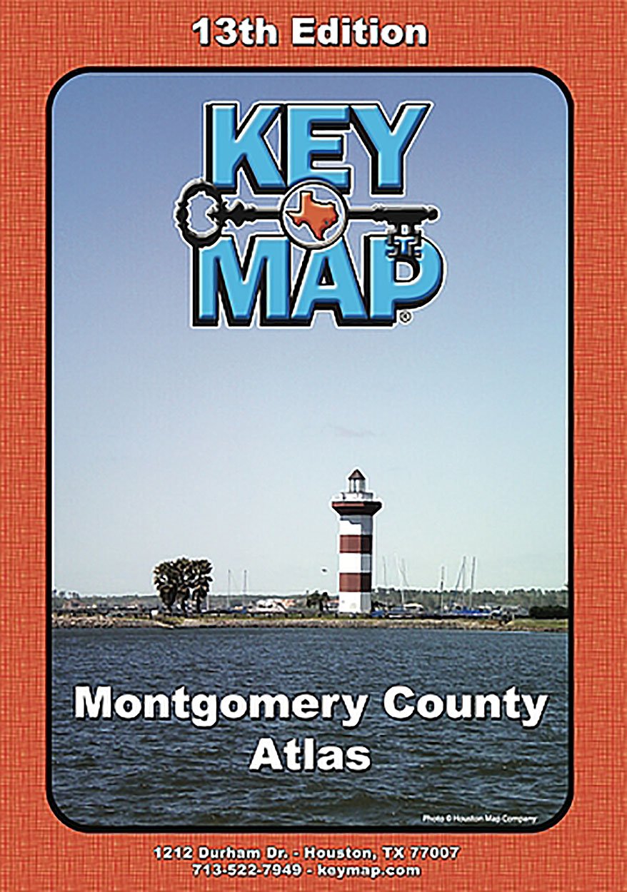 Montgomery County Atlas by Key Maps, Wire-o version