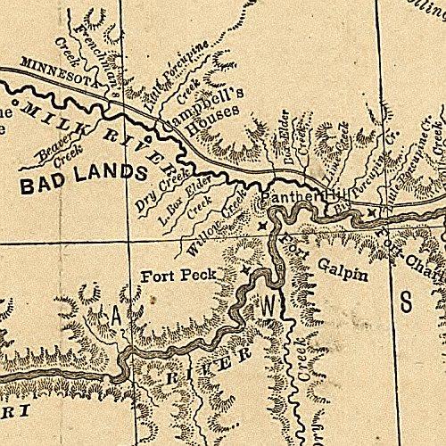 Montana 1881 – Texas Map Store