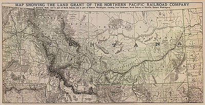 Northern Pacific Railroad Company by Rand McNally & Company, 1890