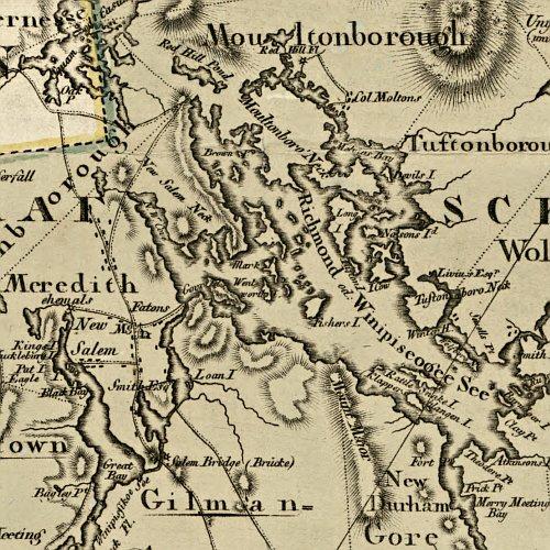 New Hampshire entworfen von D. F. Sotzmann, 1796