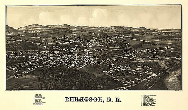 Penacook, New Hampshire by L. R. Burleigh, c1887