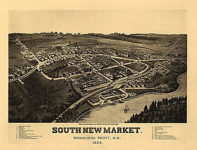 South New Market, New Hampshire by Norris & Wellge, 1884