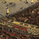 Grand Birds Eye View of the Great East River Suspension (Brooklyn) Bridge by Currier & Ives, 1885